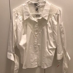 Open Ceremony lace top.